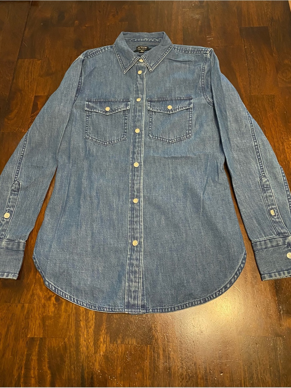 J. Crew Women’s Denim Button-Down Shirt